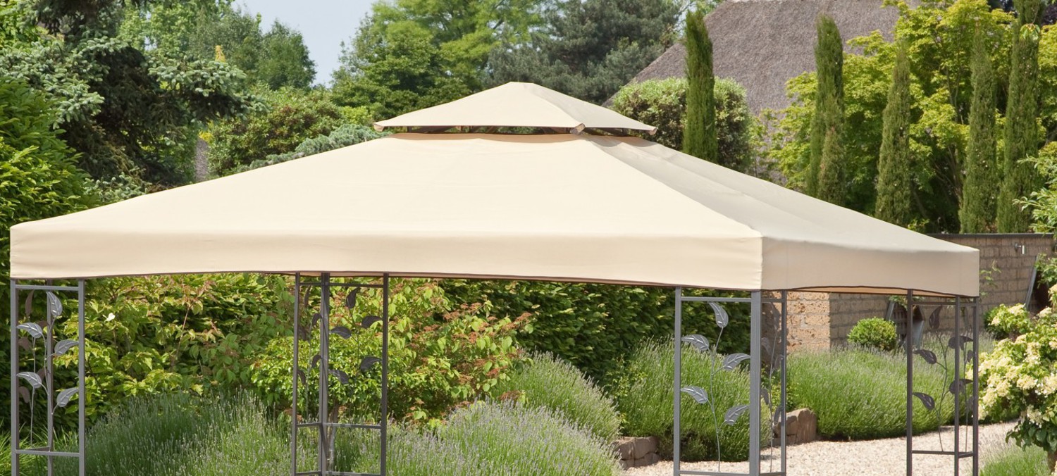 Dach Für Pavillon. metall pavillon mit festem dach fu58 hitoiro ...
