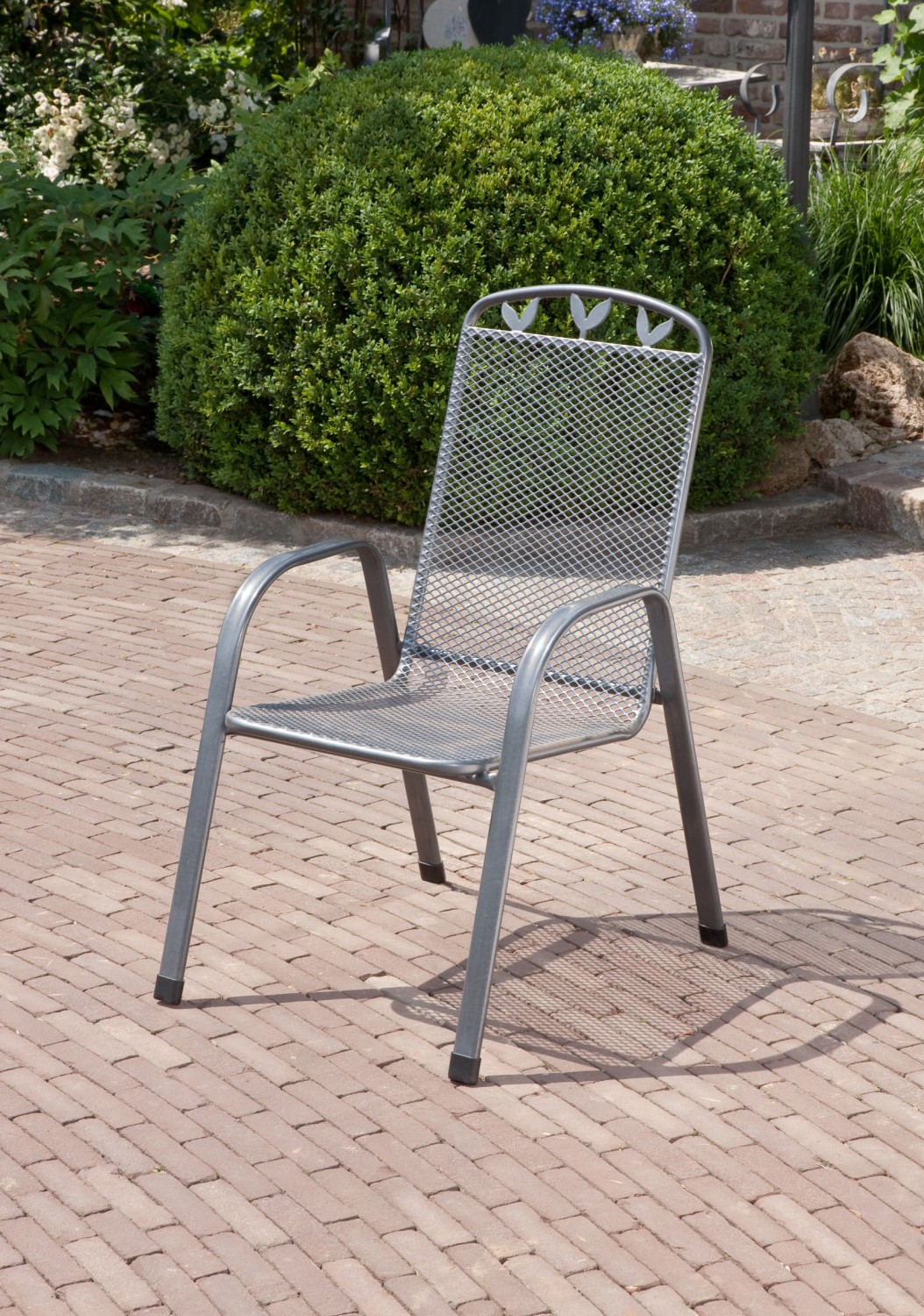 Gartenmöbel Set Toulouse 7 teilig Streckmetall Gartengarnitur von